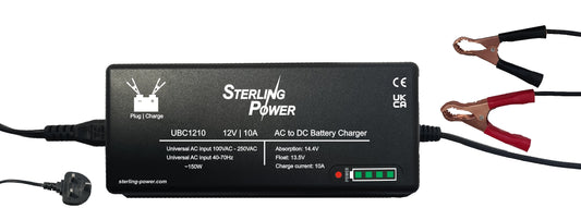 12V | 10A 100VAC - 250VAC Global Battery Charger UBC1210