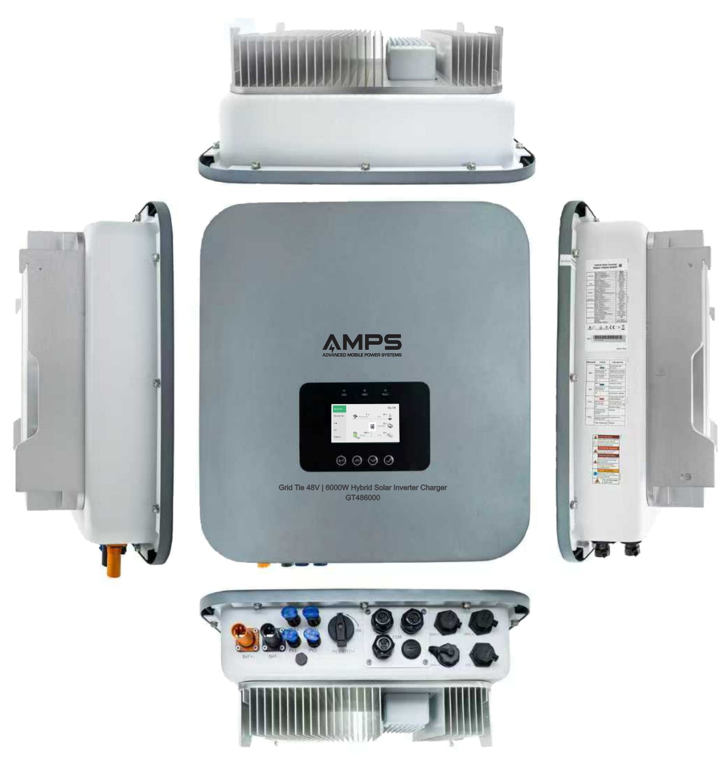 48V 6000W Grid Tie Inverter / Charger Hybrid 9000W solar IP66