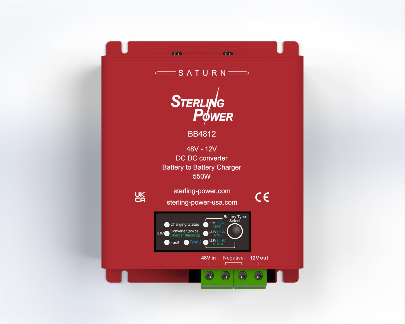 Saturn 48V to 12V Converter / Charger 550W | BB4812 - Pre-Order