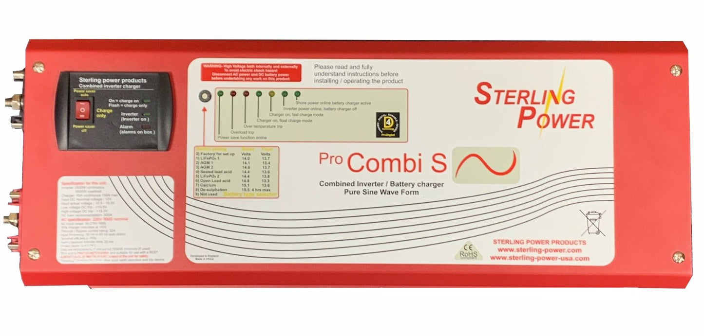 Pro Combi S Pure Sine Wave Inverter