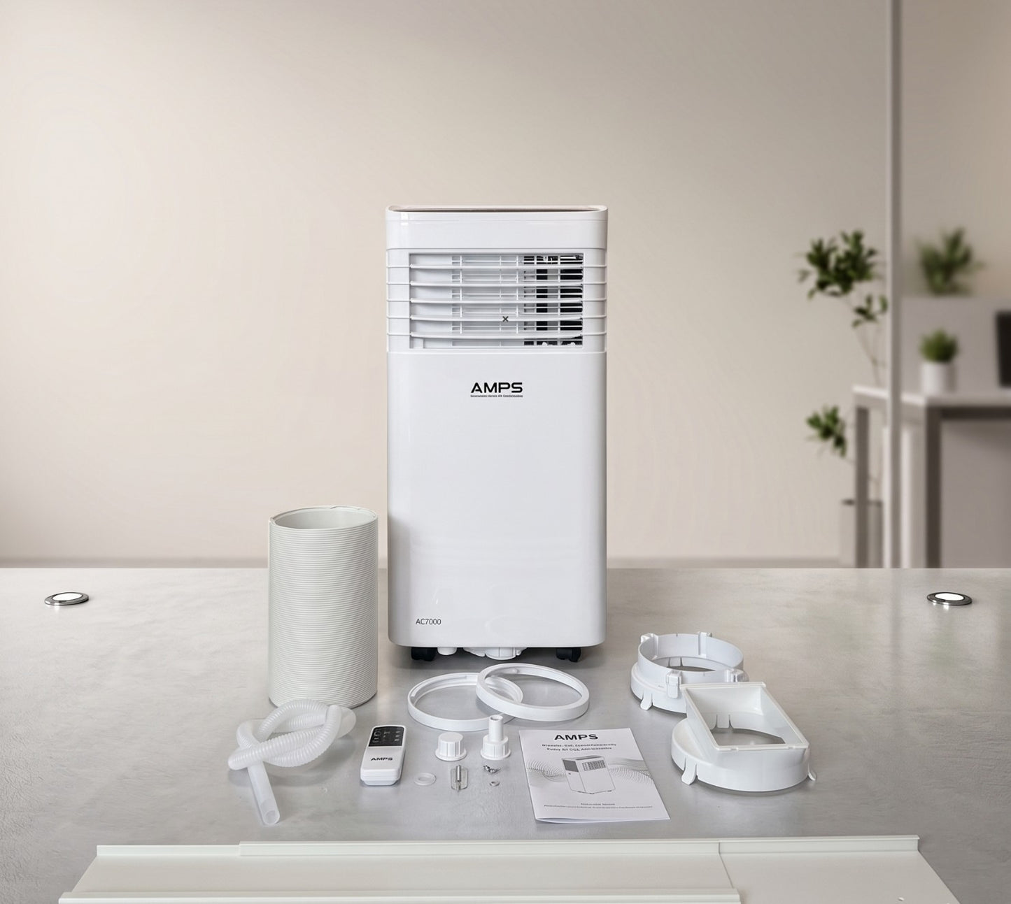 Air Conditioning Unit 7000BTU and dehumidifier w/ remote control