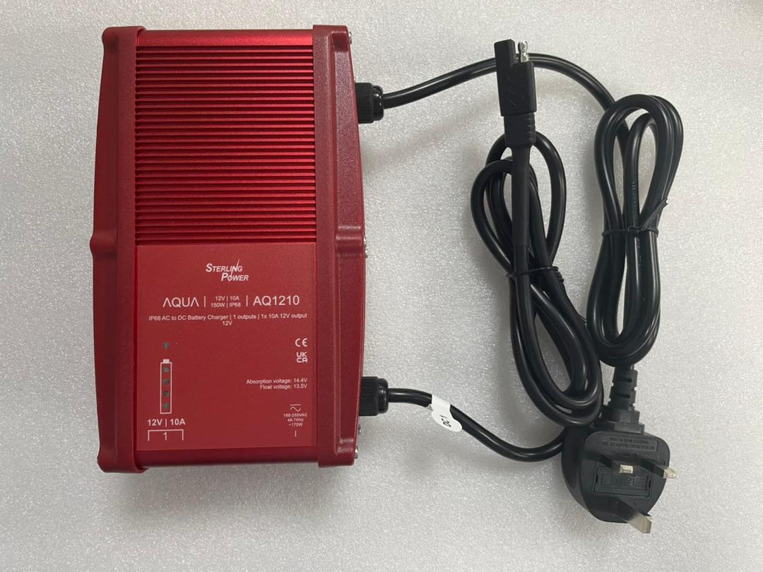 IP68 Waterproof AC to DC Battery Charger 12V | 24V | 36V | 48V | 60V AQUA range 100VAC-250VAC input - Available Now