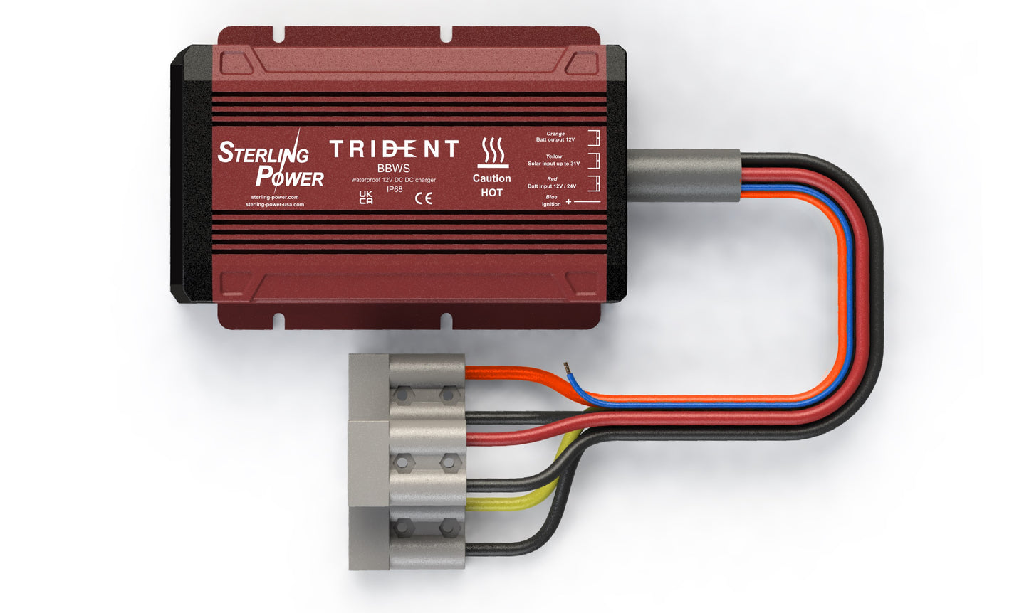 TRIDENT - Pro Batt BBWS 12/24V to 12V 25A | 40A model IP68 Rating BBWS w/ MPPT solar