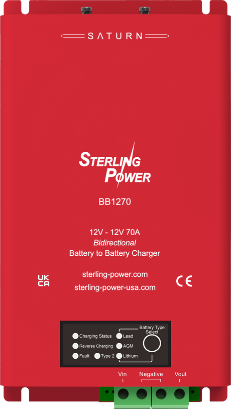 Battery to Battery Chargers Saturn Range Sterling Power Products
