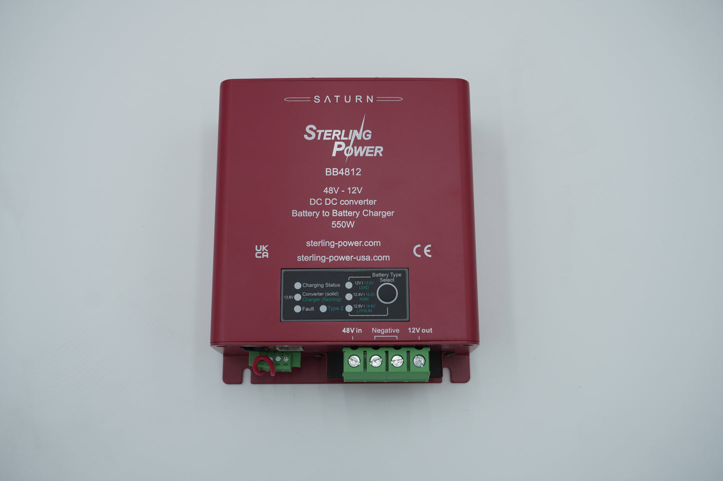 Saturn 48V to 12V Converter / Charger 550W | BB4812