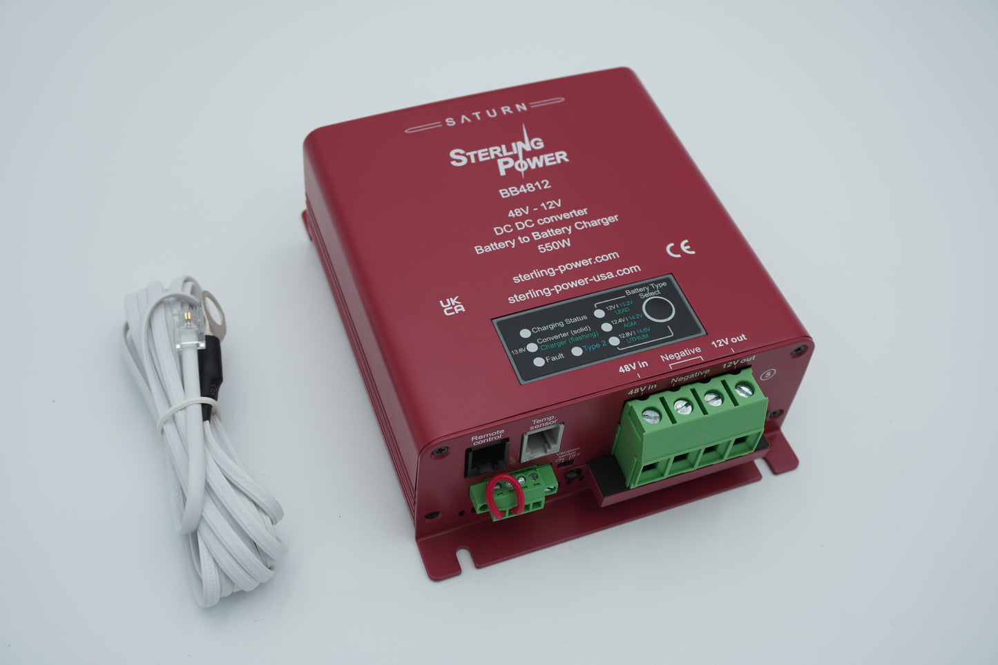 Saturn 48V to 12V Converter / Charger 550W | BB4812