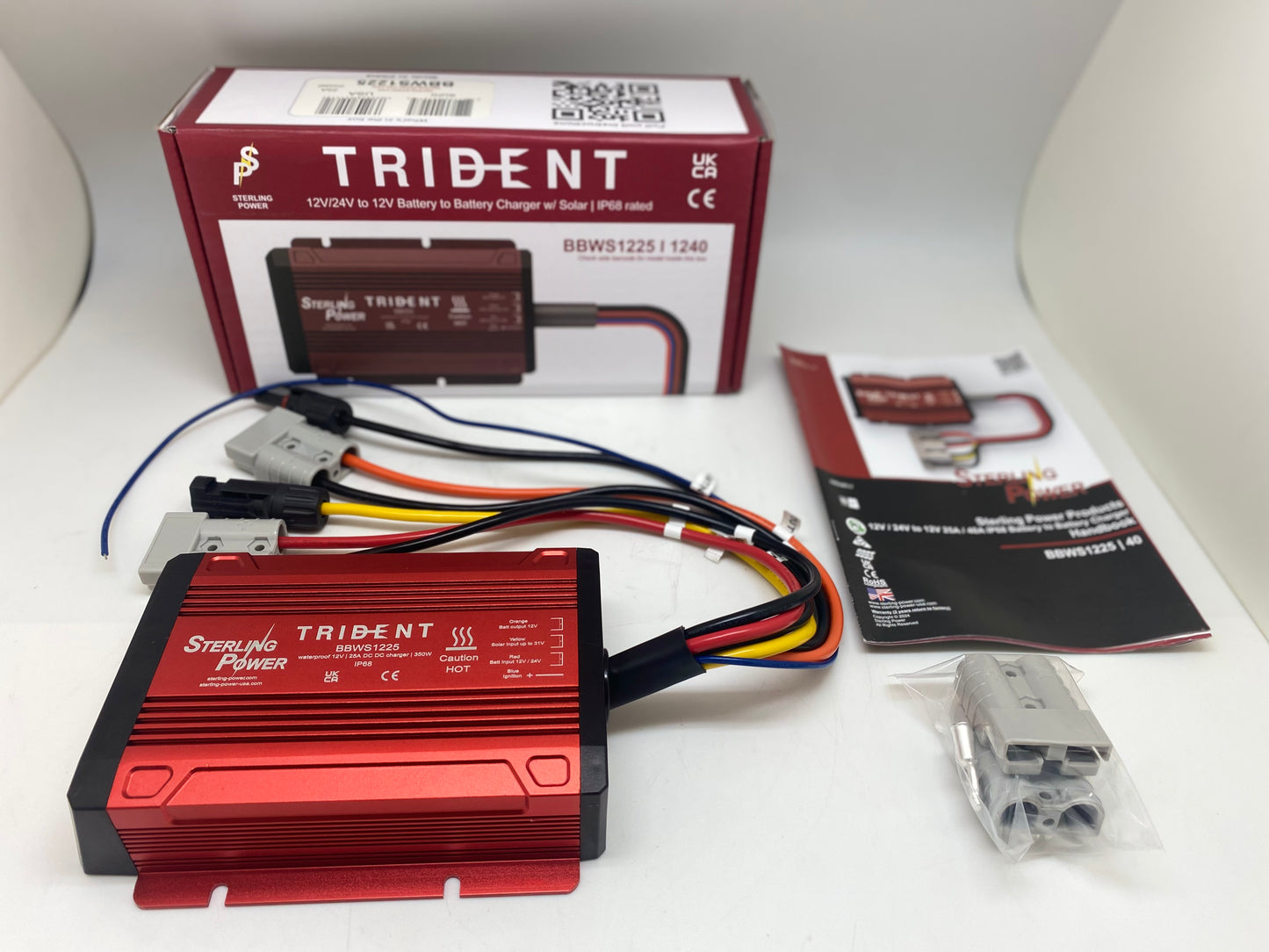 TRIDENT - Pro Batt BBWS 12/24V to 12V 25A | 40A model IP68 Rating BBWS w/ MPPT solar