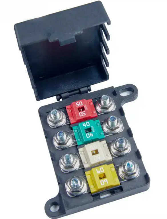 Mini ANL covered fuse blocks with Bus bar (2 Way, 4 Way)