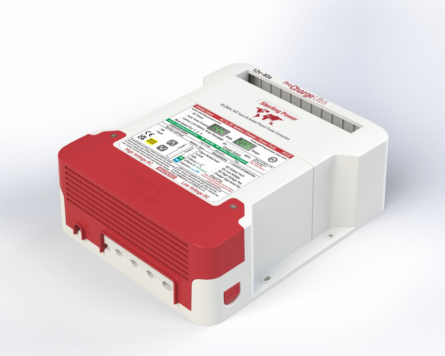 Pro Charge Ultra (10A to 60A and 12V, 24V, 32V, 36V, 48V models available) (5yr Warranty)