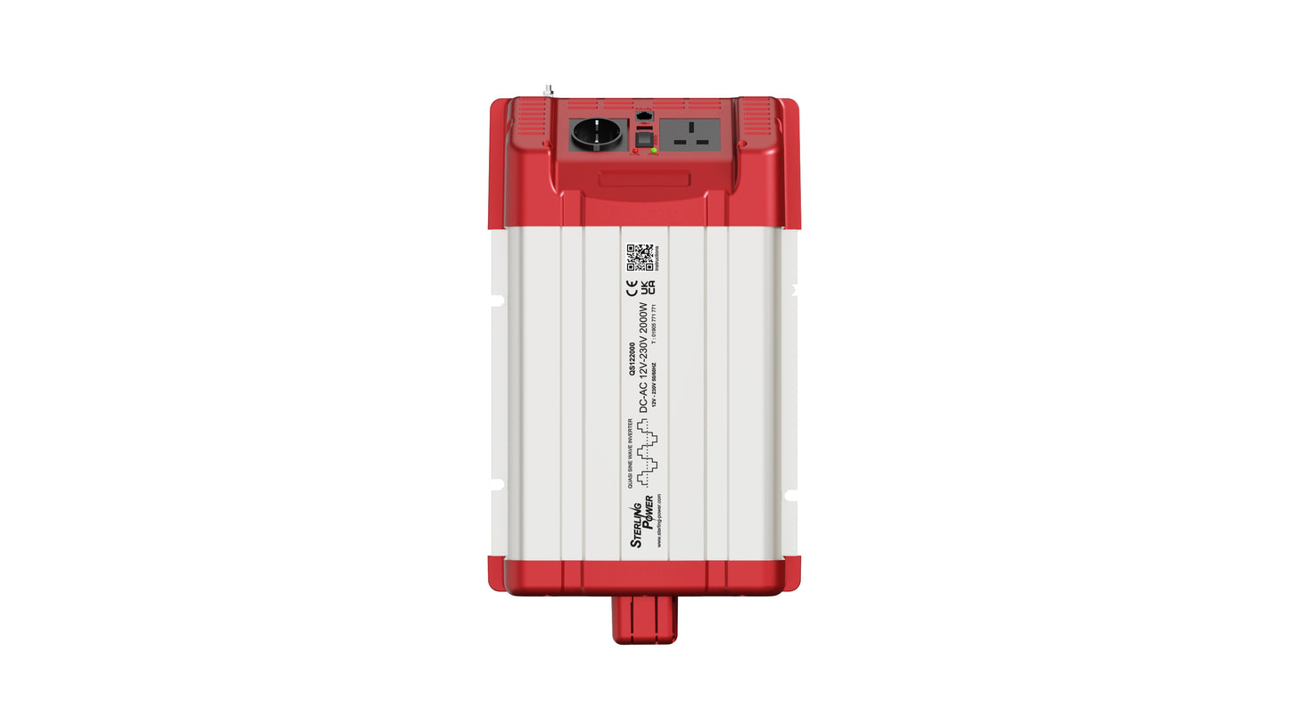 QS Series Inverters - Quasi Sine (240V) with or without RCD - 12V, 24V 1500-4000W models