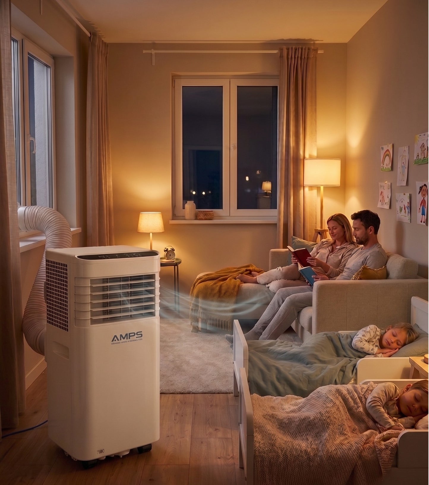 Air Conditioning Unit 7000BTU and dehumidifier w/ remote control