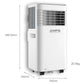 Air Conditioning Unit 7000BTU and dehumidifier w/ remote control