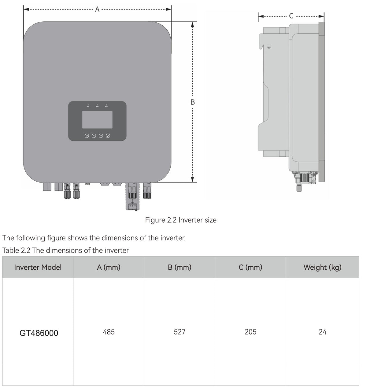 48V 6000W Grid Tie Inverter / Charger Hybrid 9000W solar IP66
