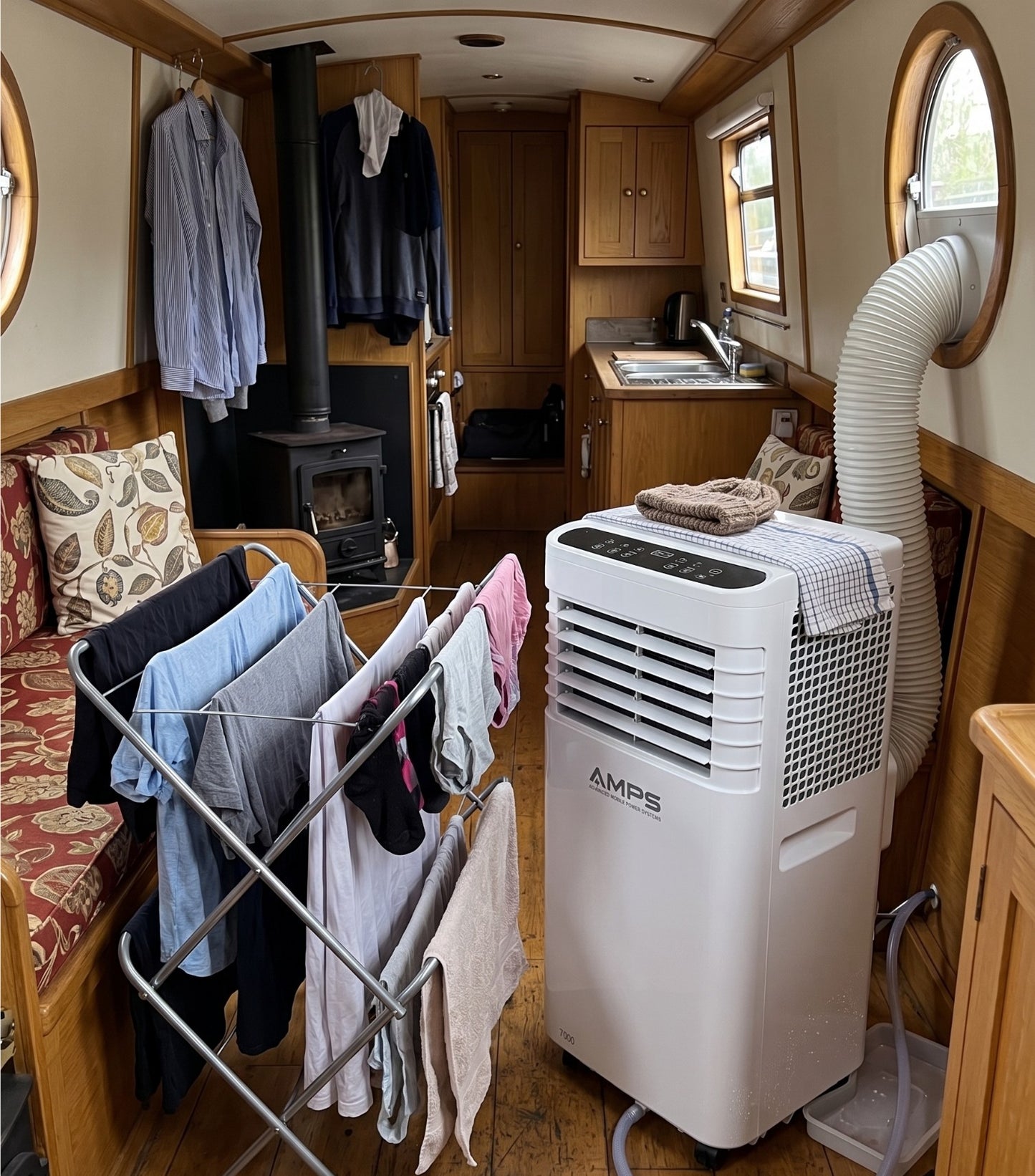 Air Conditioning Unit 7000BTU and dehumidifier w/ remote control