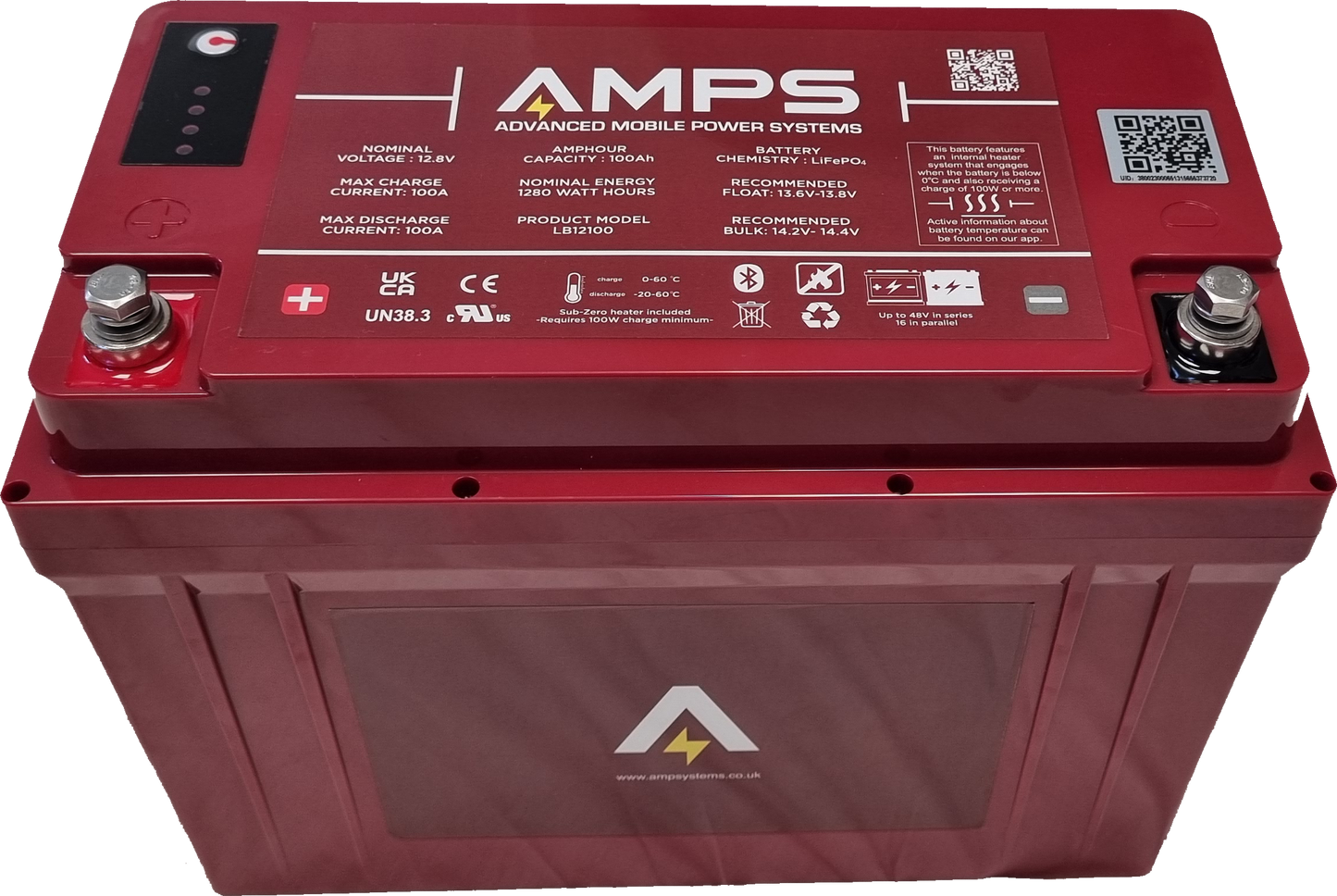 Heated 12V 100Ah / 200Ah LiFePO4  LB Series (5 Year Warranty)