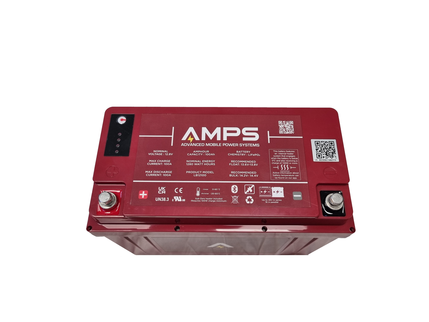 Heated 12V 100Ah / 200Ah LiFePO4  LB Series (5 Year Warranty)