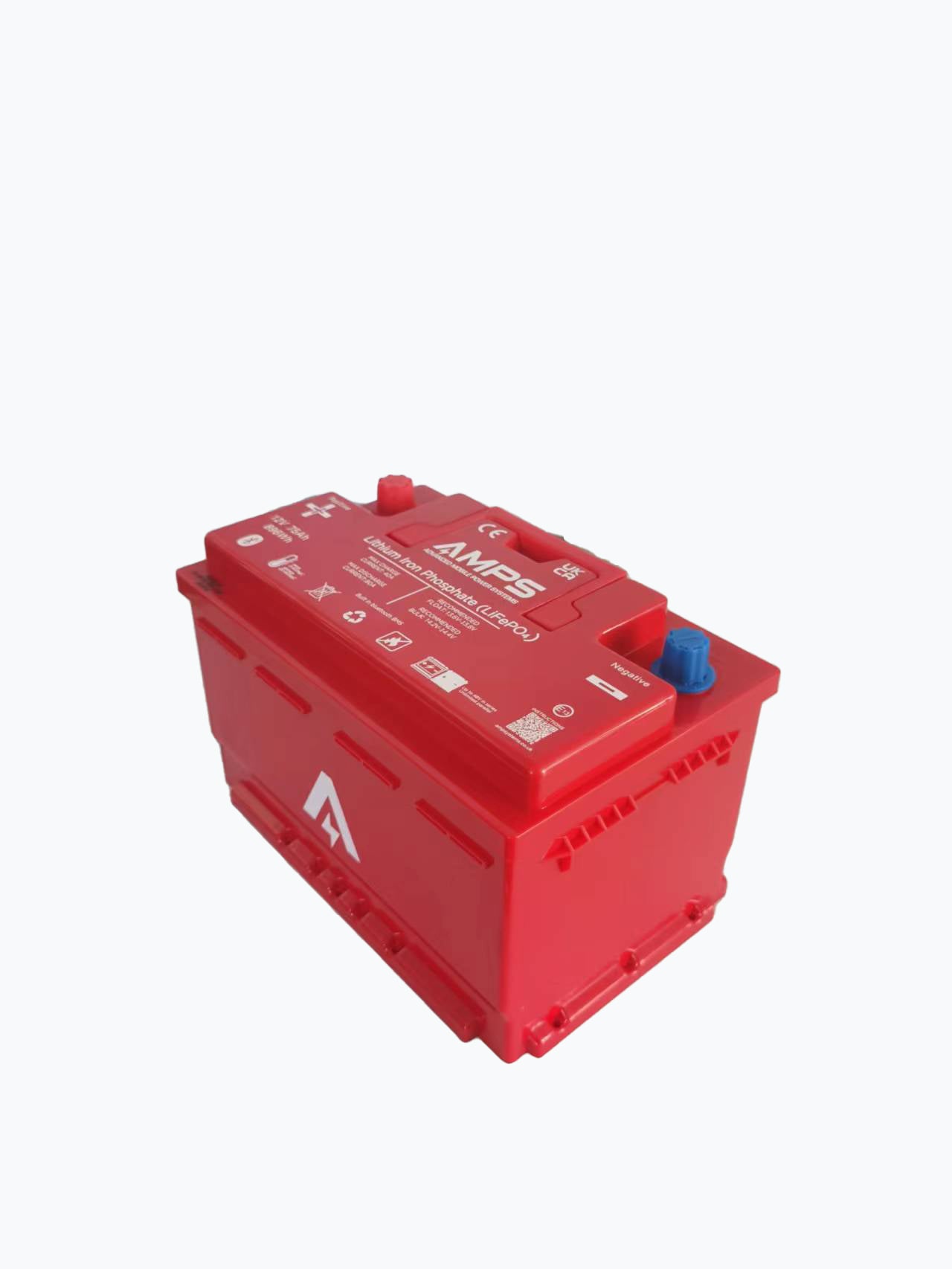 12V 75Ah LiFePO4 - Lithium Iron Phosphate Battery w/ Bluetooth