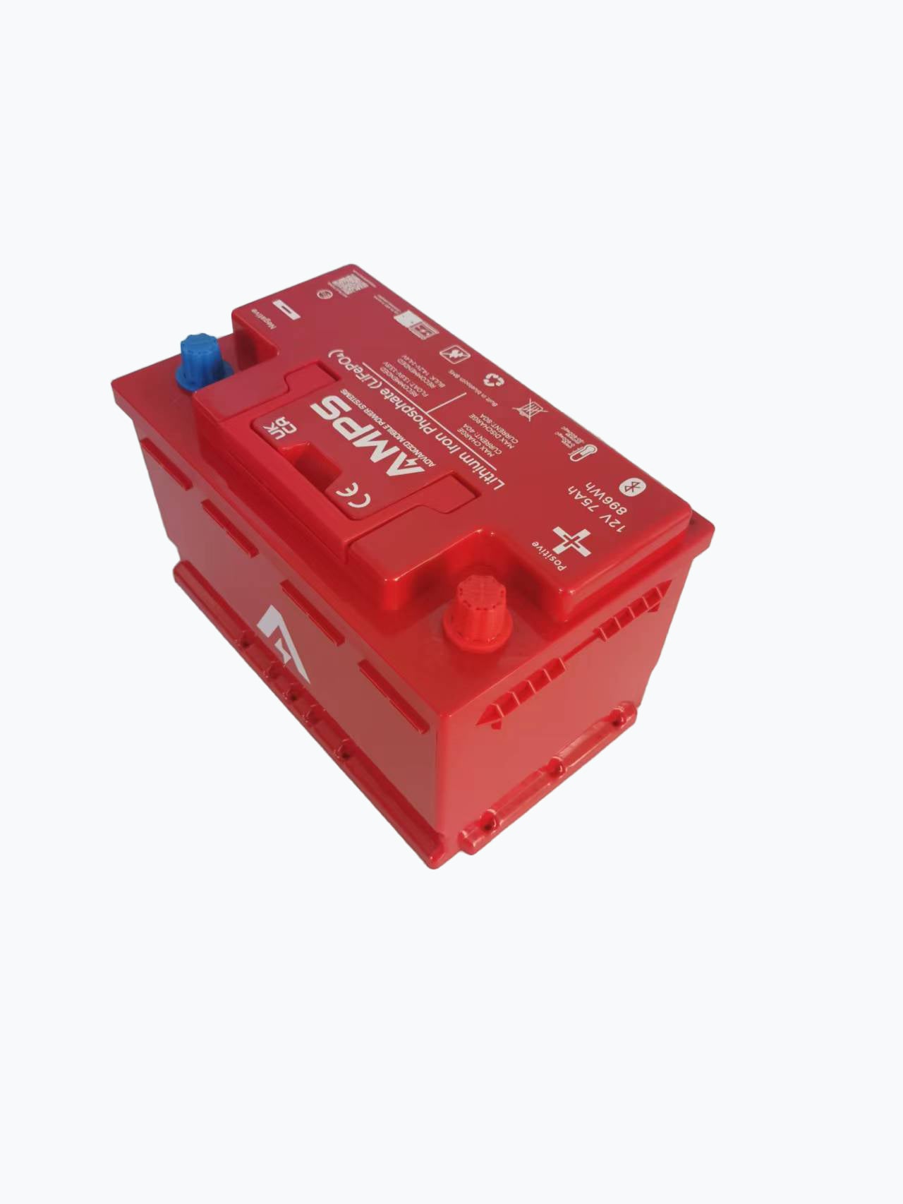 12V 75Ah LiFePO4 - Lithium Iron Phosphate Battery w/ Bluetooth