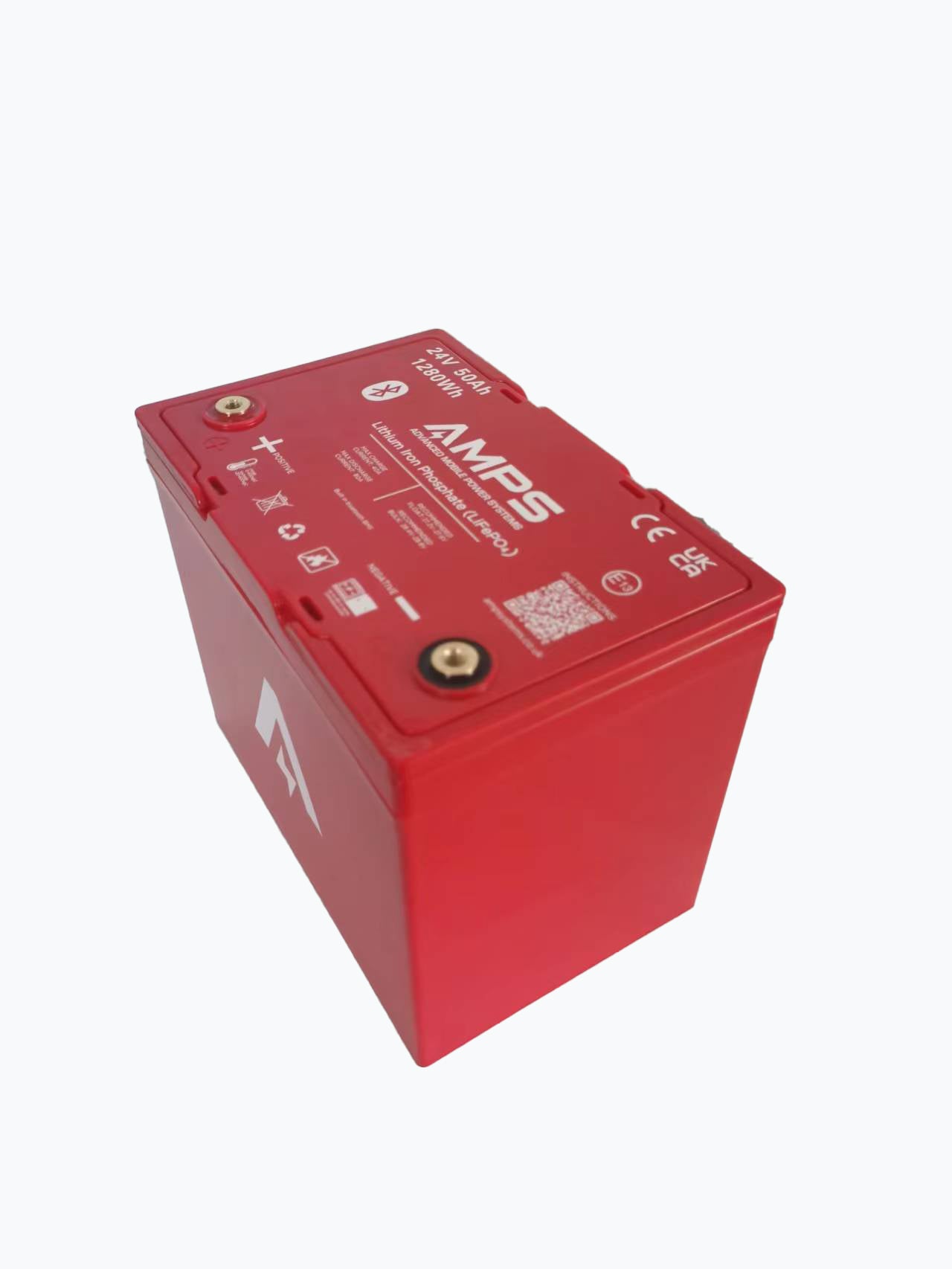 24V 50Ah LiFePO4 - Lithium Iron Phosphate Battery w/ Bluetooth