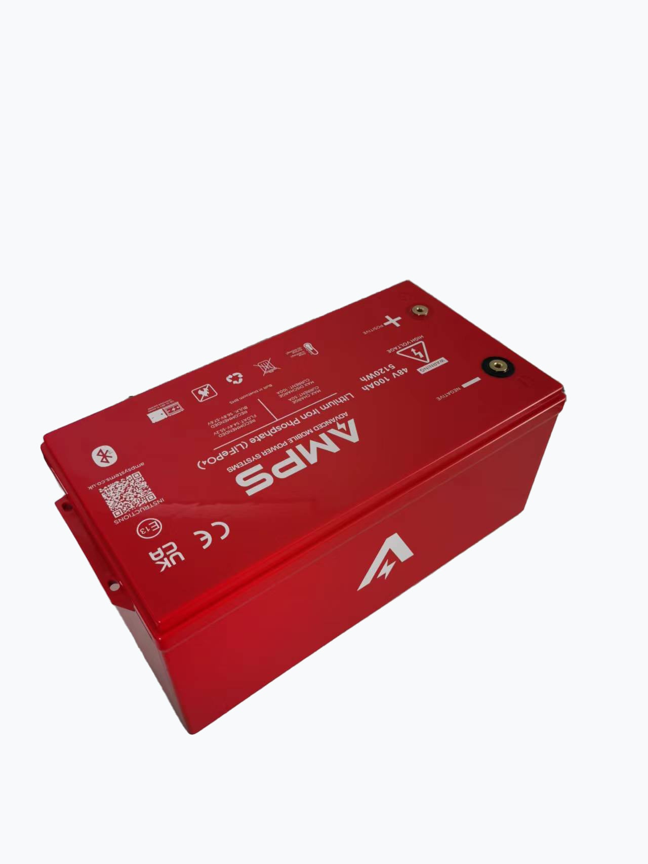 48V 100Ah LiFePO4 - Lithium Iron Phosphate Battery w/ Bluetooth