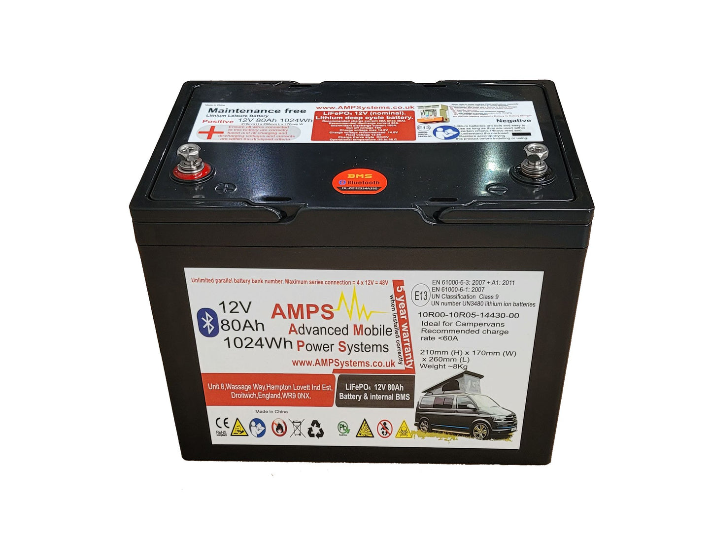 Lithium Batteries 12V Leisure Battery -no bluetooth (3 Year Warranty)