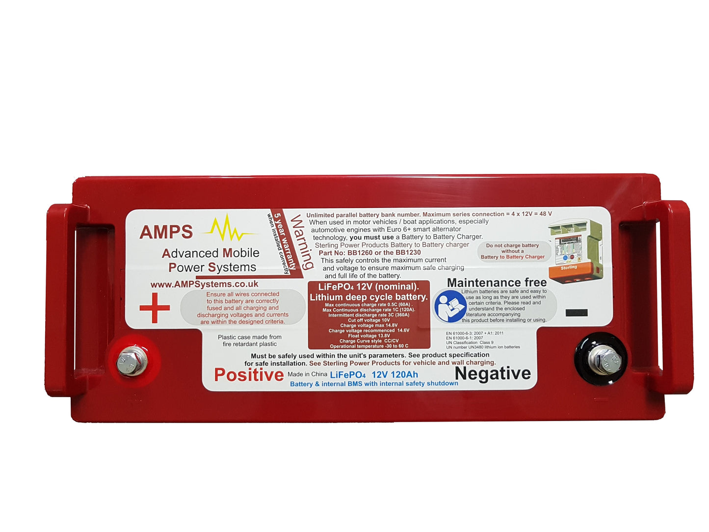 12V 150Ah LiFePO4 - Lithium Iron Phosphate Battery w/ Bluetooth