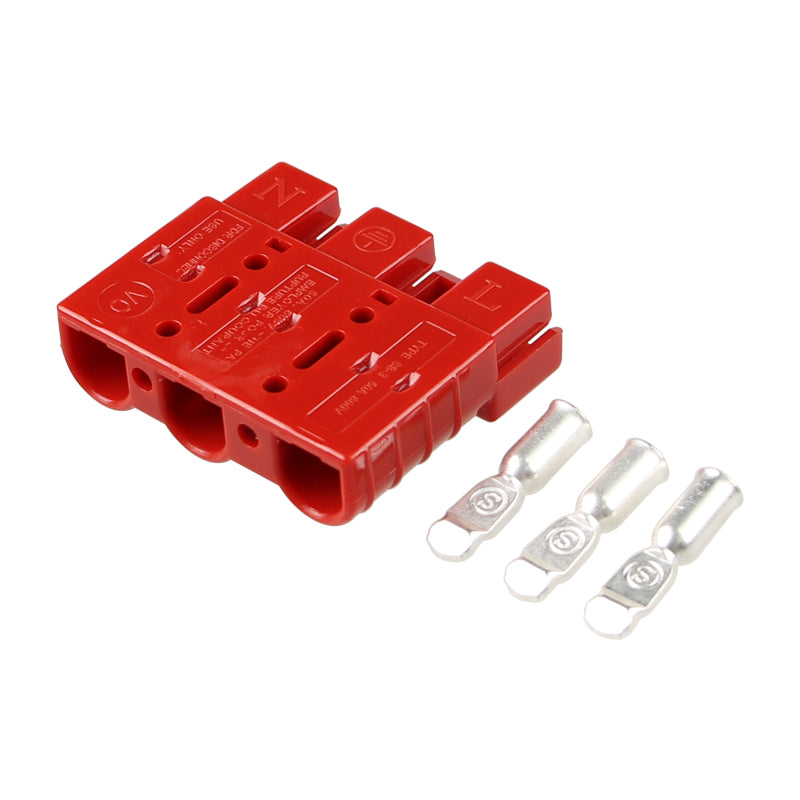 Anderson Style Socket Triple Red 50A and 175A Rated