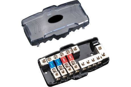 4Way Mini ANL fuse block With Cover (AFS4FB)