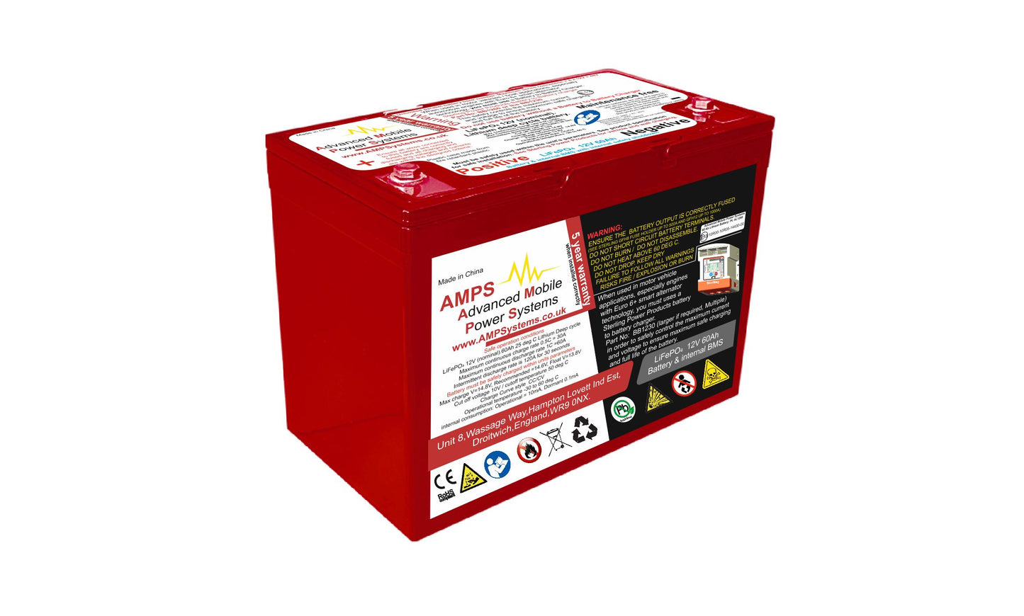 Lithium Batteries 12V Leisure Battery (5 Year Warranty)