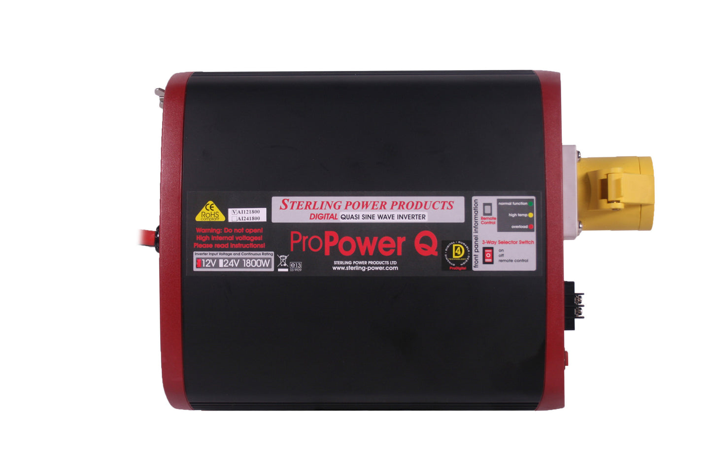 110V Quasi Sine Wave Inverter models for UK Building Sites with Remote Control and Engine Interlock