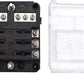6Way / 12Way ATC / ATO Fuse Holder Blocks With Negative Bars and LED Fault Lights